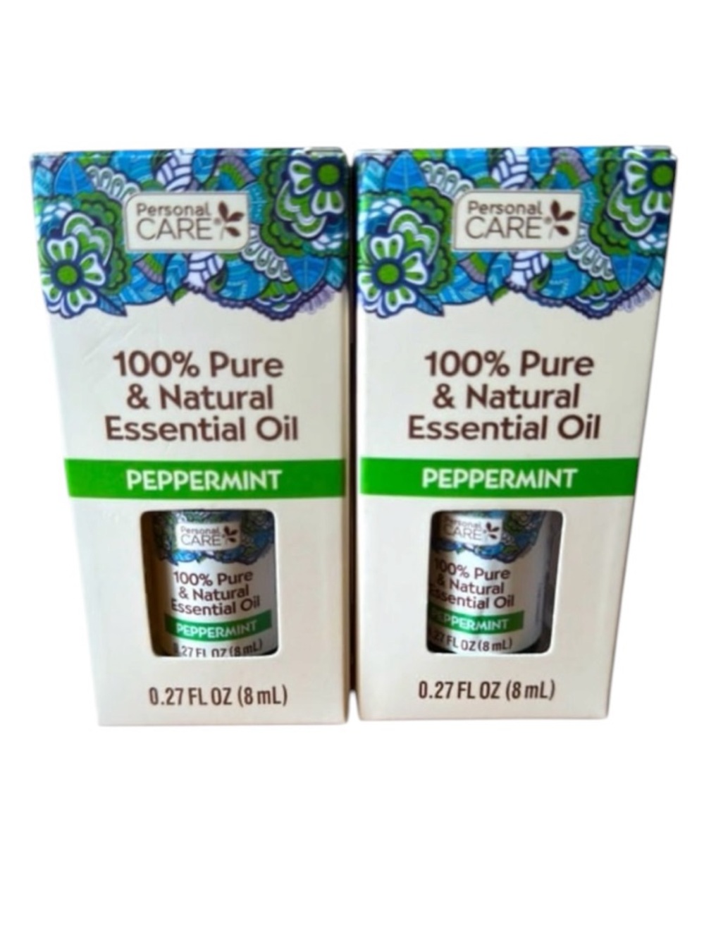 Set of 2 Personal Care 100% Pure & Natural Peppermint Essential Oil NWT